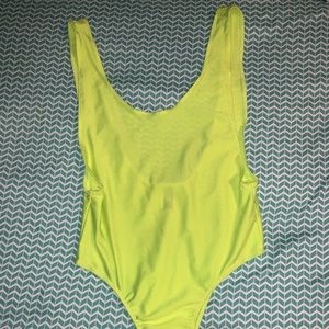 Neon Green Body Suit size Medium